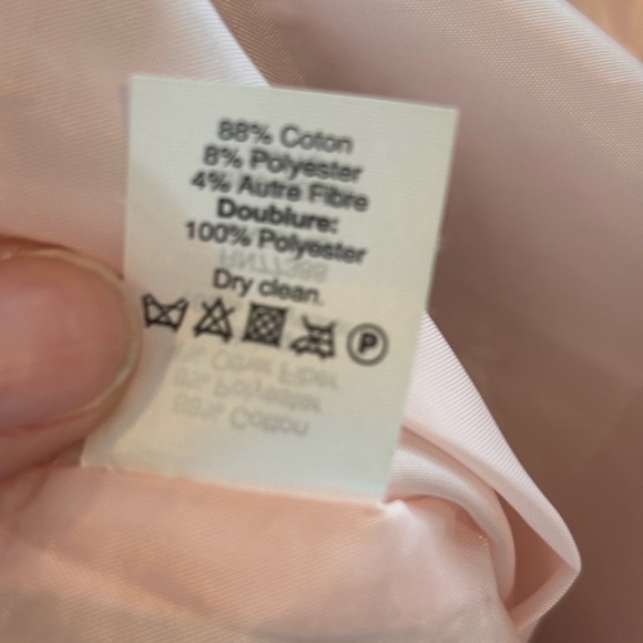 J. Crew Textured Cream Lined Pencil Skirt 10 - Picture 7 of 7